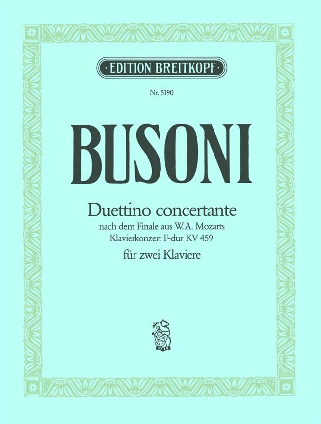 Duettino Concertante (BUSONI FERRUCCIO)