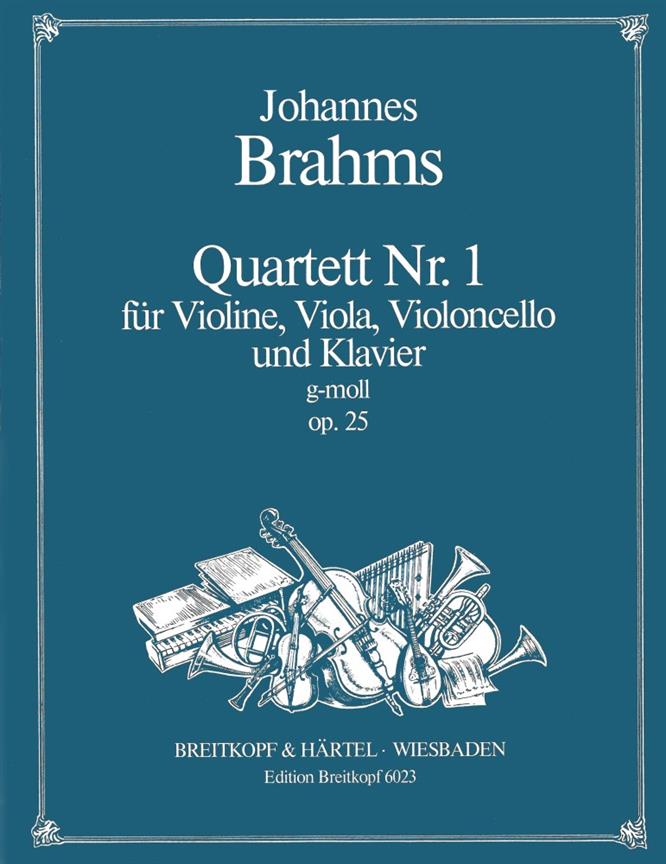 Klav.Quartett 1 G-Moll Op. 25 (BRAHMS JOHANNES)