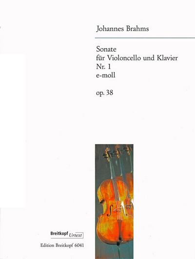 Sonate Nr. 1 E-Moll Op. 38 (BRAHMS JOHANNES)
