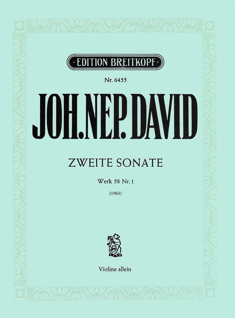 Zweite Sonate Wk 58/1 (DAVID JOHANN NEPOMUK)