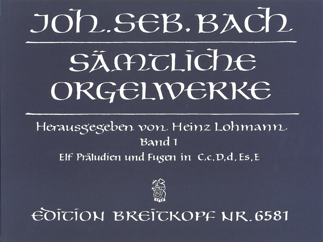 Sämtliche Orgelwerke, Band 1 (BACH JOHANN SEBASTIAN)