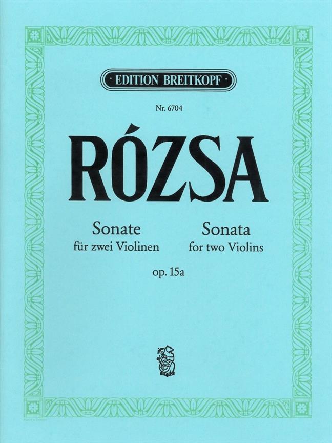 Sonate Op. 15A (ROZSA MIKLOS)