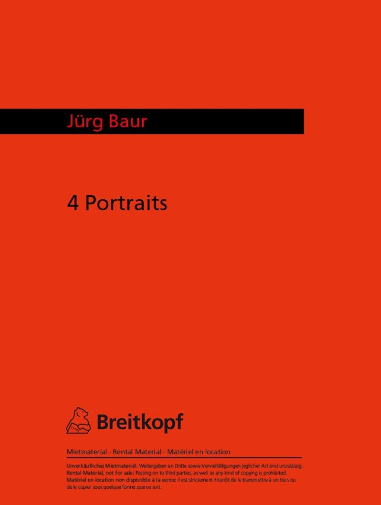 4 Portraits (BAUR JURG)