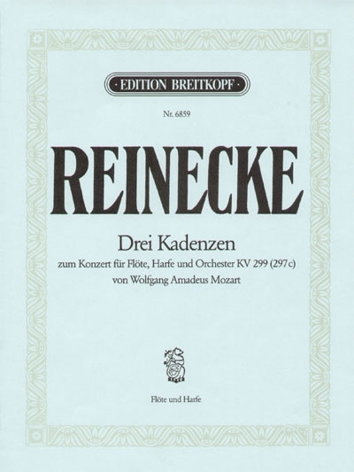 3 Kadenzen Zu Mozart Kv 299 (REINECKE CARL HEINRICH CARSTEN)