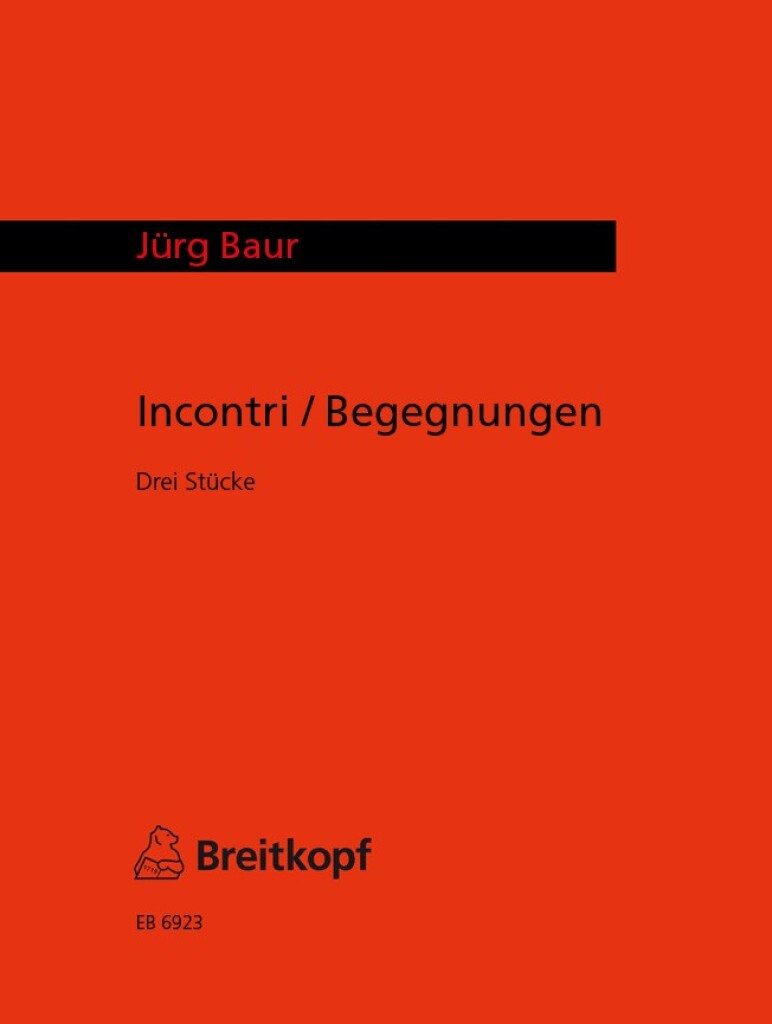 Incontri/Begegnungen (BAUR JURG)