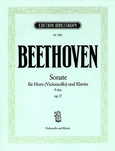 Sonate F-Dur Op. 17 (BEETHOVEN LUDWIG VAN)