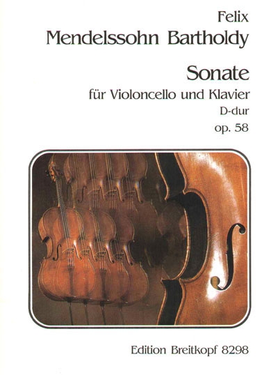 Sonate D-Dur Op. 58 (MENDELSSOHN-BARTHOLDY FELIX)