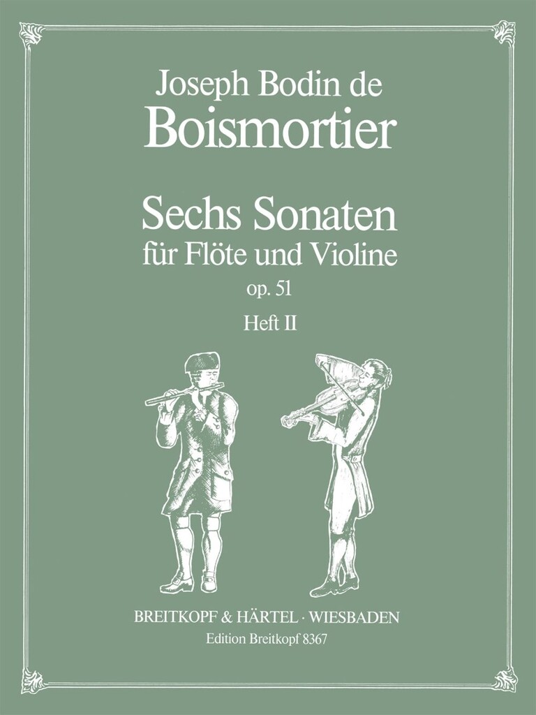 6 Sonaten Op. 51, Heft 2 (BOISMORTIER JOSEPH BODIN DE)