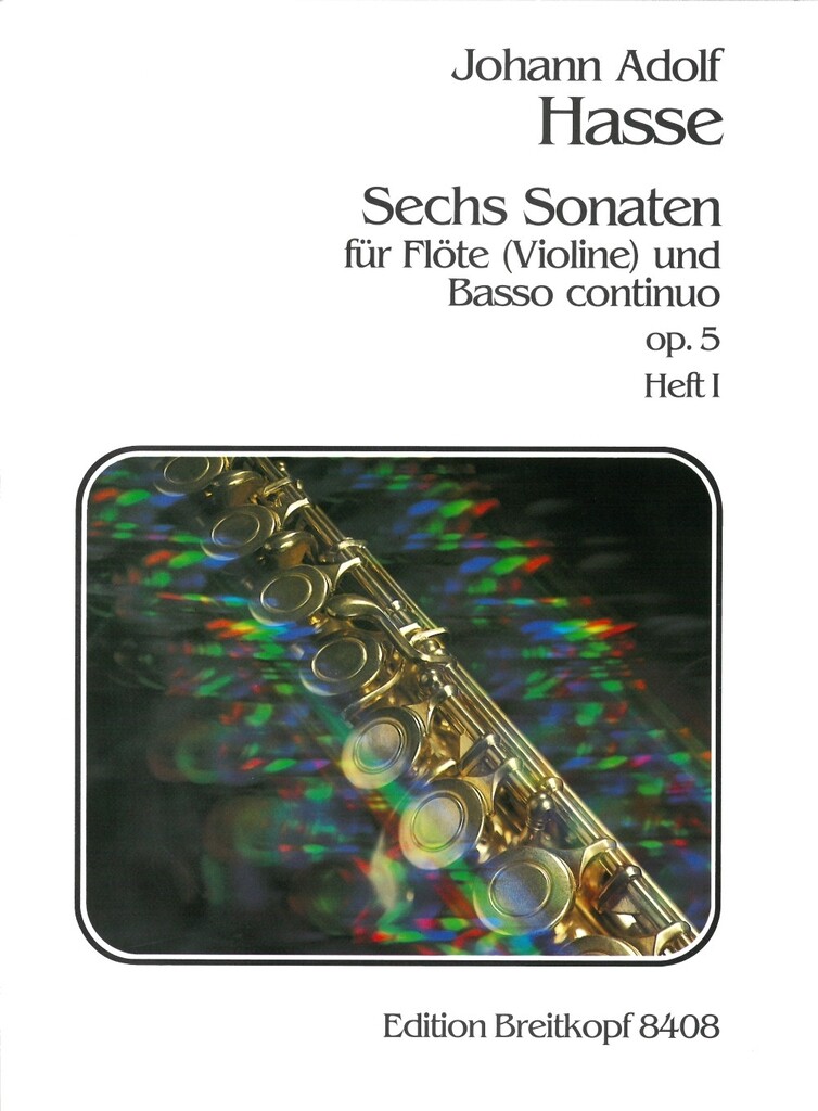 6 Sonaten Op. 5, Heft 1 (HASSE JOHANN ADOLF)