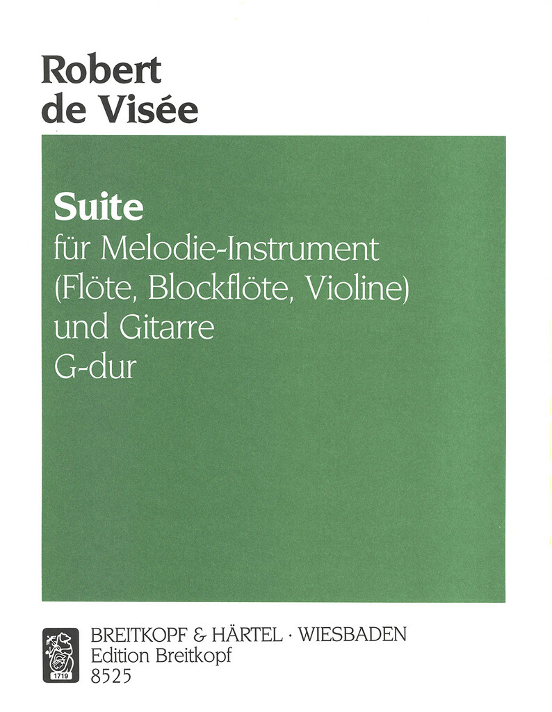 Suite G-Dur (VISEE ROBERT DE)