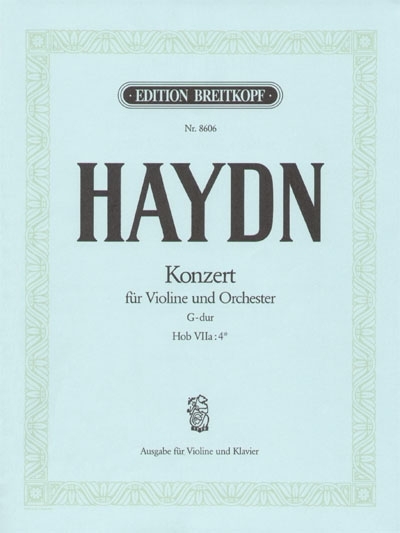 Violinkonzert G-Dur Hob VIIa:4 (HAYDN FRANZ JOSEF)