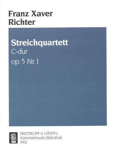 Streichquartett C-Dur Op. 5/1 (RICHTER FRANZ XAVER)