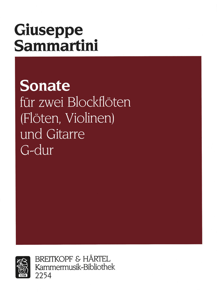 Sonate G-Dur (SAMMARTINI GIUSEPPE)