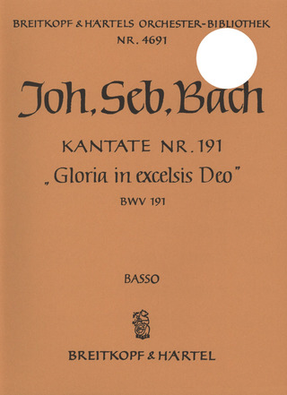 Kantate 191 Gloria In Excelsis