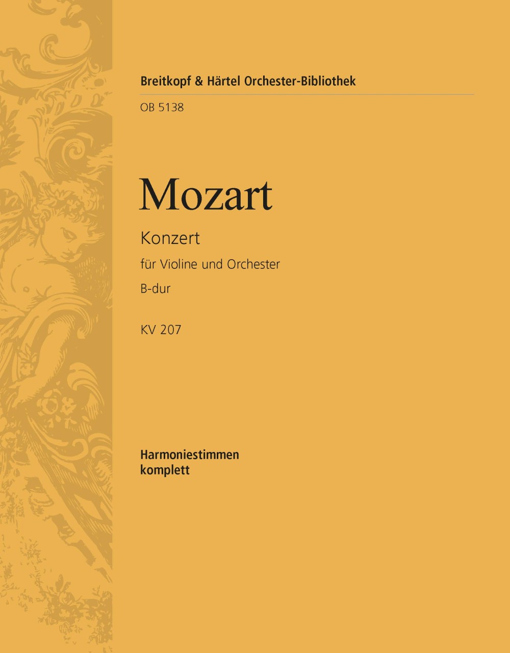 Violinkonzert 1 B-Dur Kv 207 (MOZART WOLFGANG AMADEUS)