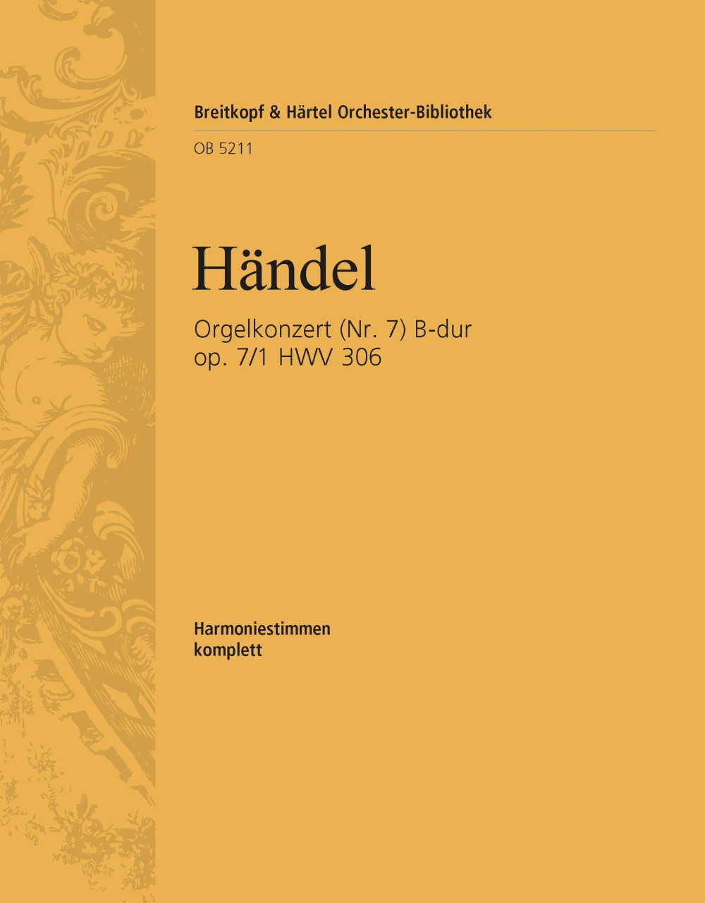 Orgelkonz. B-Dur Op. 7/1 Hwv306