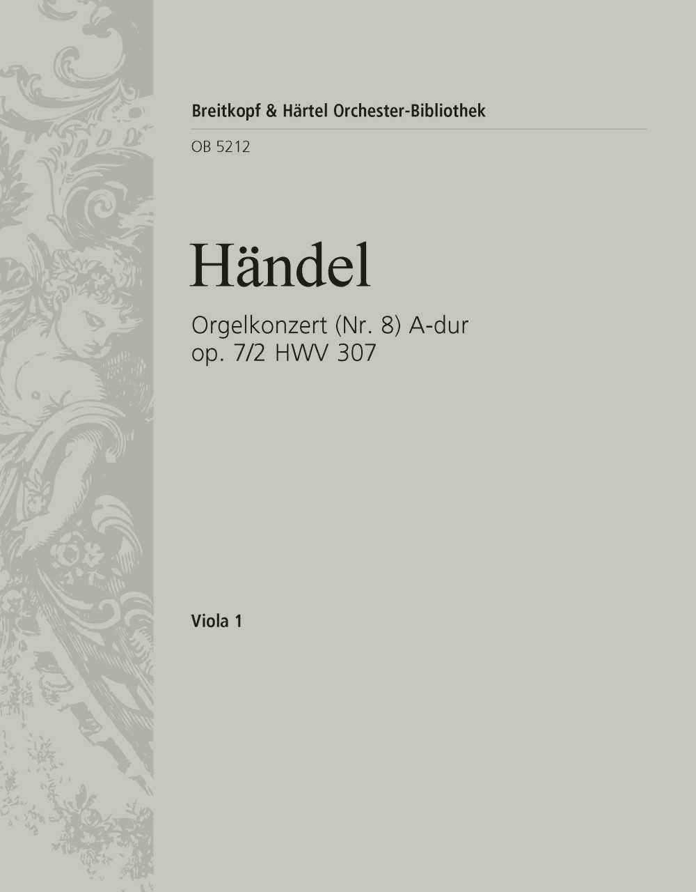 Orgelkonz. A-Dur Op. 7/2 Hwv307