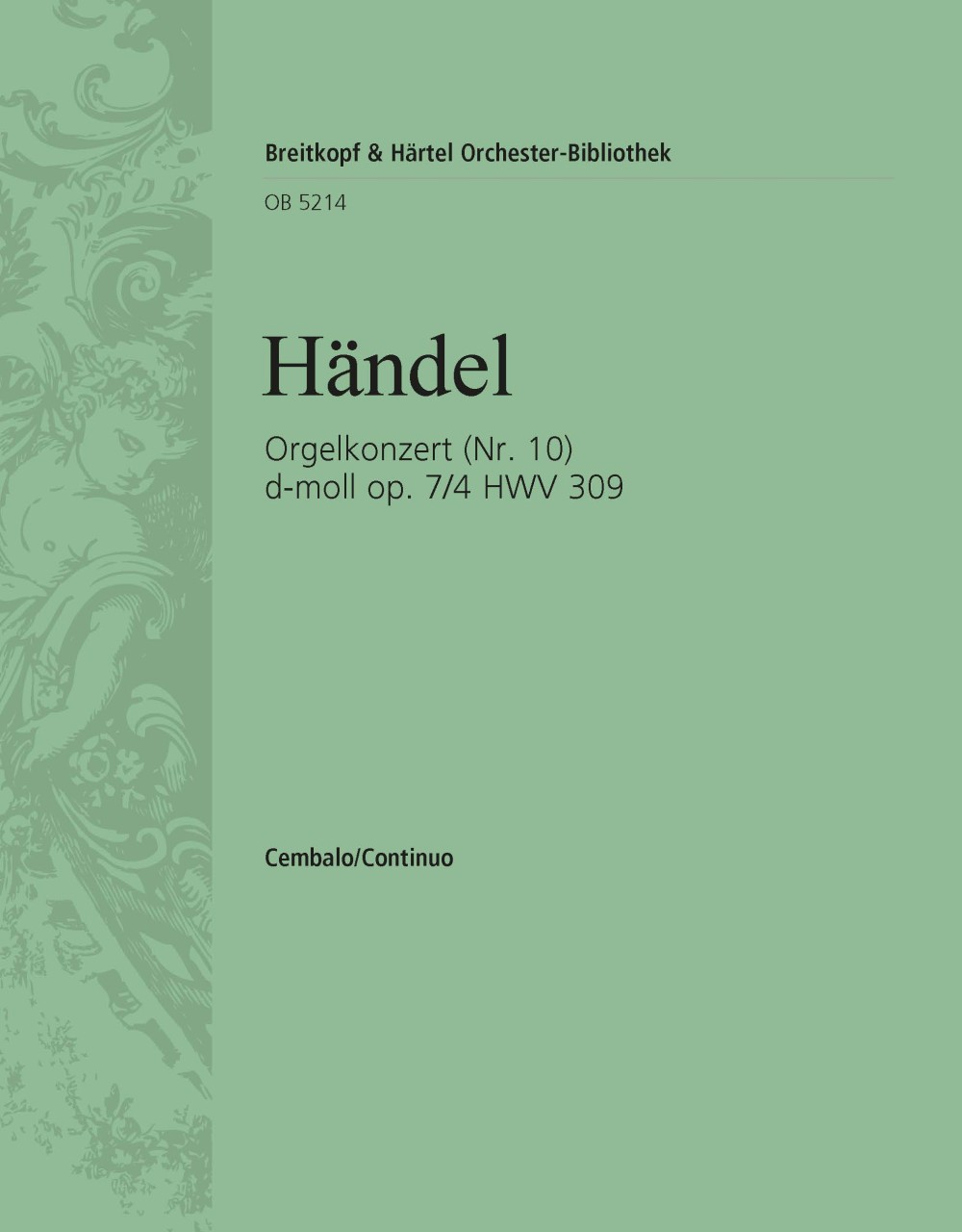 Orgelkonz.D-Moll Op. 7/4 Hwv309
