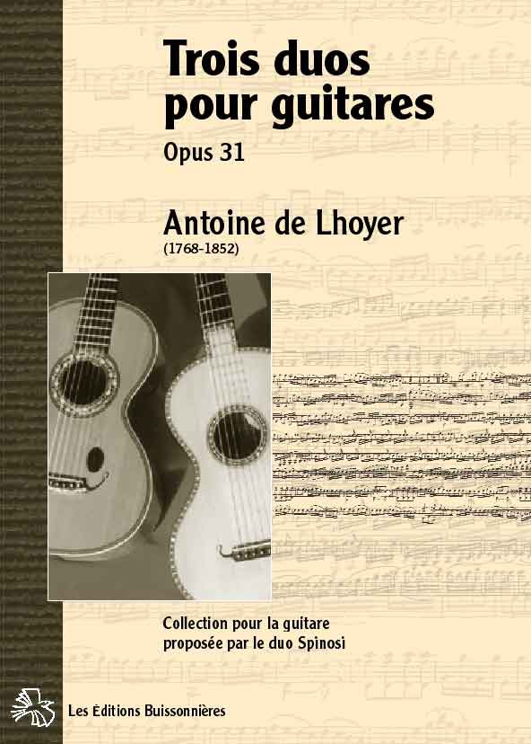 3 Duos Pour Guitares Op. 31 (DE LHOYER ANTOINE)
