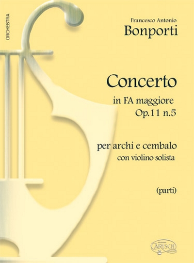 Concerto In Fa Magg. Parti (BONPORTI FRANCESCO ANTONIO)
