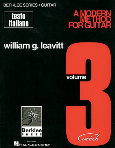 Modern Method Guitare 3 Italiano (LEAVITT WILLIAM)