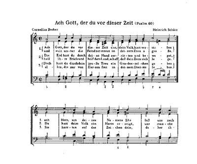 Goudimel: Singt Mit Froher Stimm - Schütz: Ach Gott, Der Du Vor Dieser Zeit (GOUDIMEL CLAUDE / SCHUTZ HEINRICH)