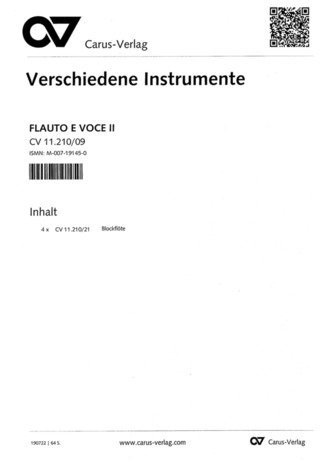 Flauto E Voce II
