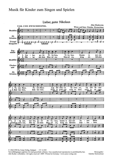 4 Chorsätze Für Kinderchor Von Becker-Foss, Ehlers Und Kretzschmar (BECKER-FOSS JURGEN / EHLERS ERICH / KRETZSCHMAR GU)