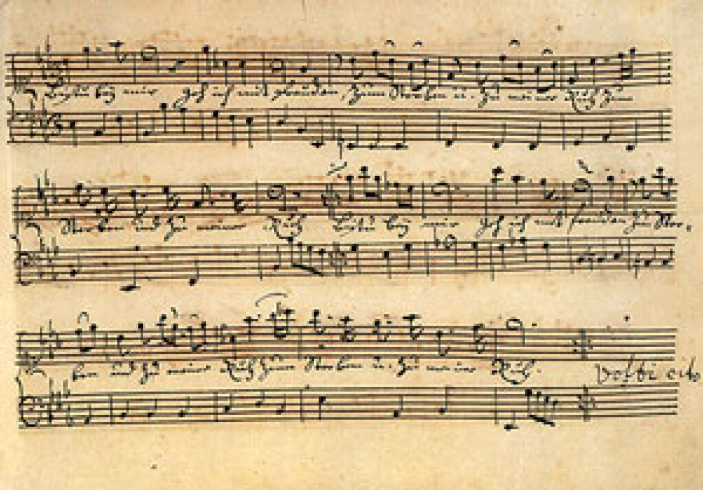 Anna Magdalena Bachs Notenhandschrift (BACH JOHANN SEBASTIAN)