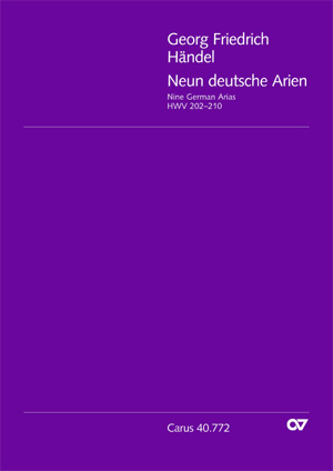 Händel: Neun Deutsche Arien (HAENDEL GEORG FRIEDRICH)