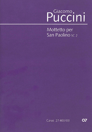Motetto Per San Paolino Sc 2 - Ka (PUCCINI GIACOMO)