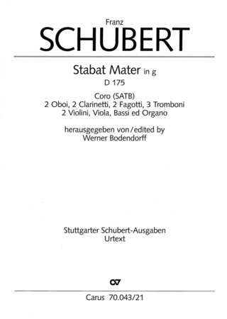 Stabat Mater In G (SCHUBERT FRANZ)