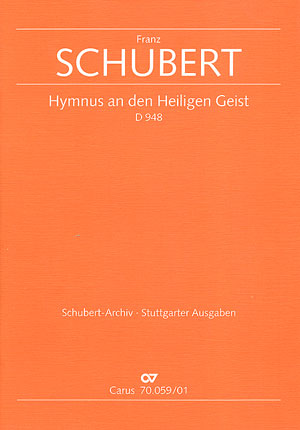 Hymnus An Den Heiligen Geist (SCHUBERT FRANZ)