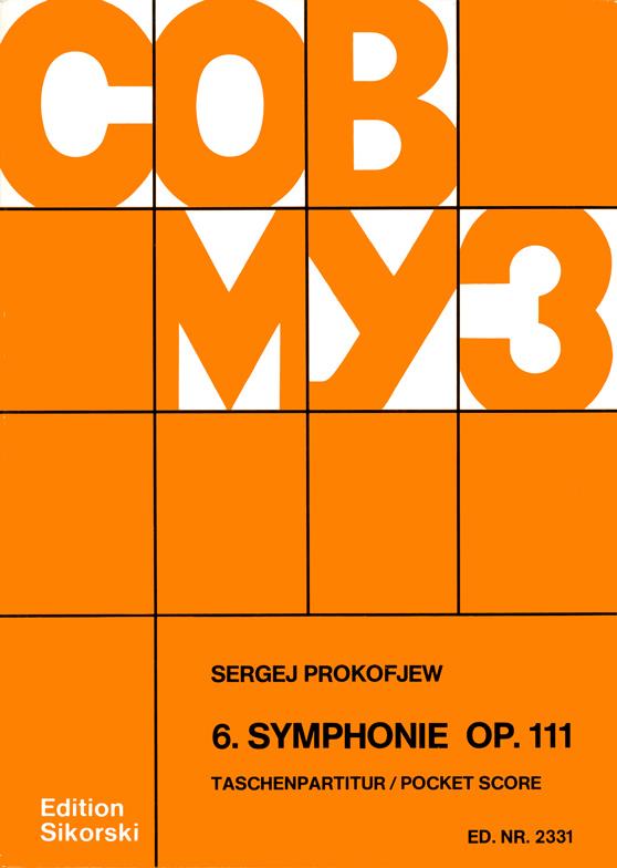 Symphonie #6, Op. 111 (PROKOFIEV SERGEI)
