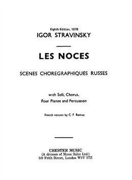 Les Noces Miniature Score (STRAVINSKY)