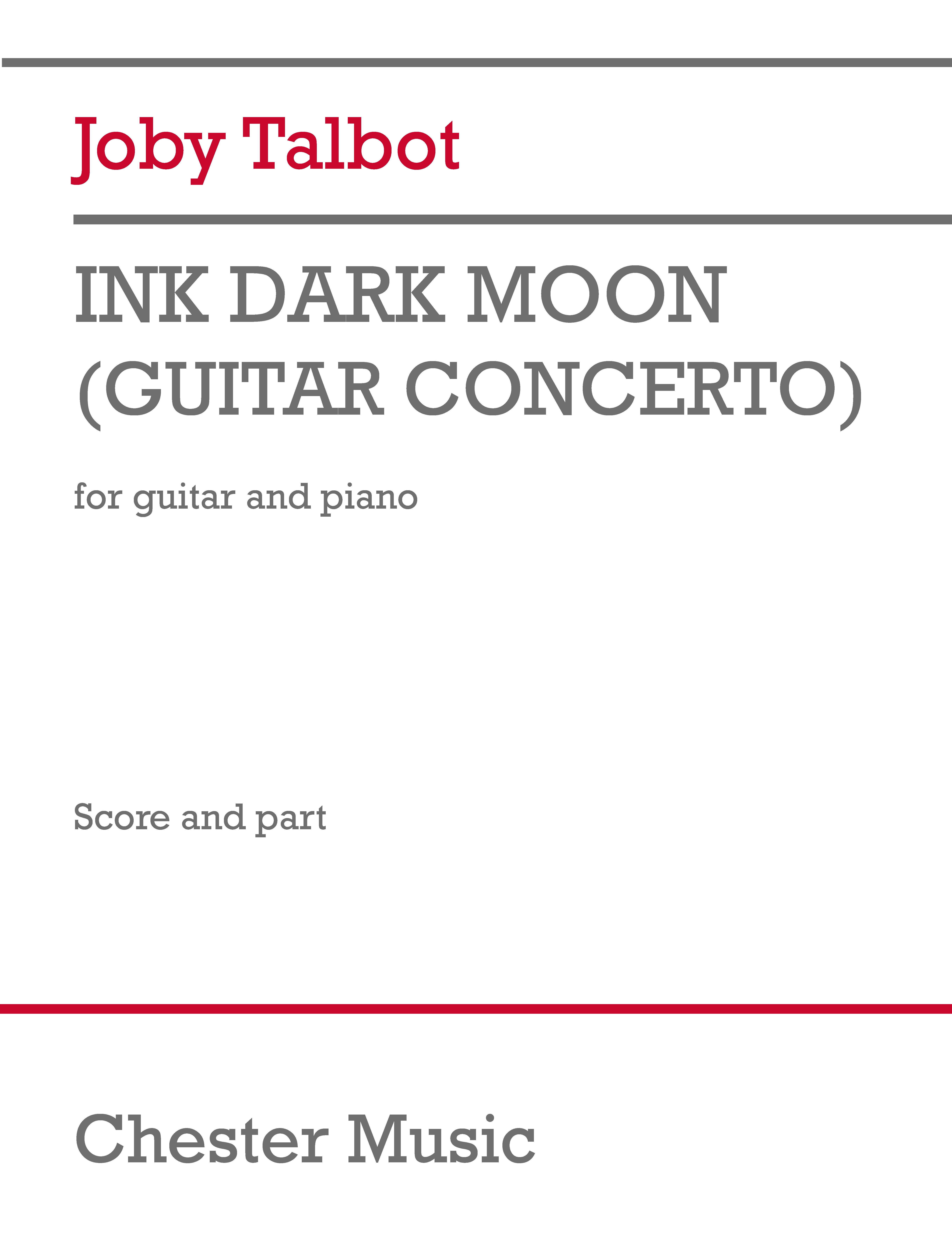 Ink Dark Moon - Guitar Concerto (TALBOT JODY)