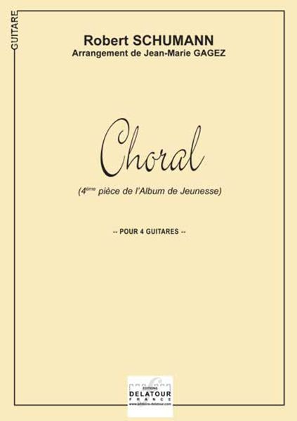 Choral En Sol Majeur (SCHUMANN ROBERT)