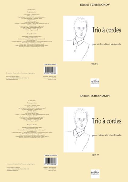 Trio A Cordes - Partition De Poche Op. 13 (TCHESNOKOV DIMITRI)