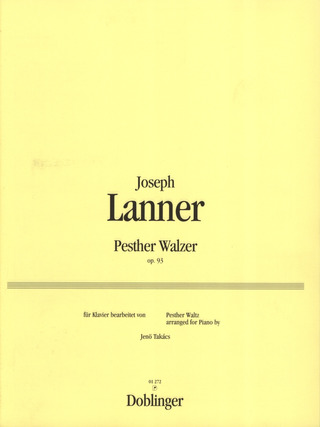 Pesther Walzer Op. 93 Op. 93