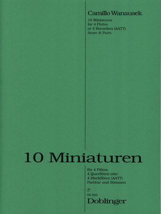 10 Miniaturen (WANAUSEK CAMILLO)
