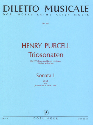 Sonata I G-Moll (PURCELL HENRY)