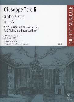 Sinfonia A Tre A-Dur Op. 5/7 G 123 Op. 5/7 (TORELLI GIUSEPPE)