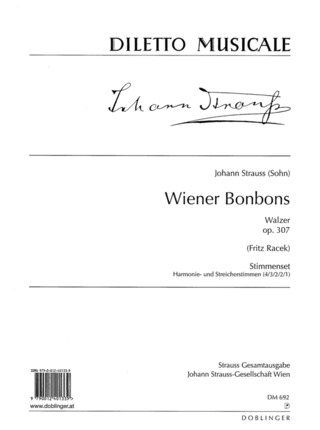 Wiener Bonbons Op. 307 Op. 307 (STRAUSS JOHANN (FILS))