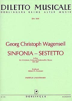 Sinfonia (Sestetto) A-Dur Wv487 Wv487 (WAGENSEIL GEORG CHRISTOPH)