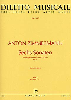 6 Sonaten Op. 2 Heft 1 Op. 2 (ZIMMERMANN ANTON)