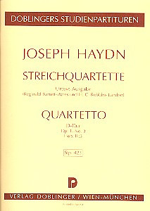 Streichquartett D-Dur Op. 1 / 3 Op. 1/3