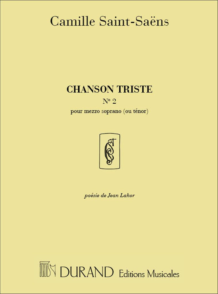 Chanson Triste Cht/Piano