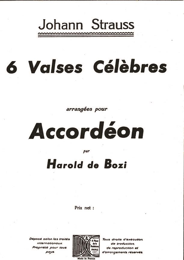 6 Valses Accordeon (STRAUSS)