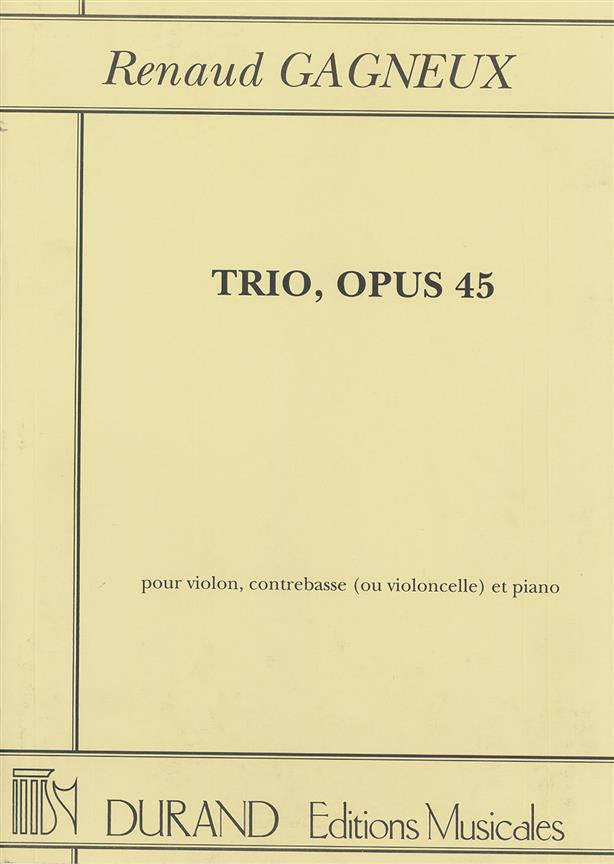 Trio Op. 45 Vn/Vc/Piano