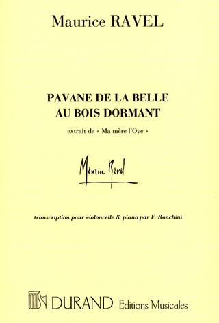 Ma Mere L'Oye: Pavane De La Belle Au Bois Dormant Vlc/Piano
